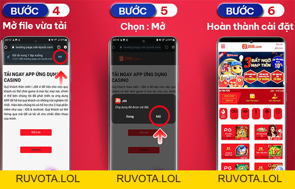 Hướng dẫn cách tải app J88 nhanh chóng và đơn giản - RUVOTA.LOL Hướng dẫn cách tải app J88 nhanh chóng và đơn giản - RUVOTA.LOL