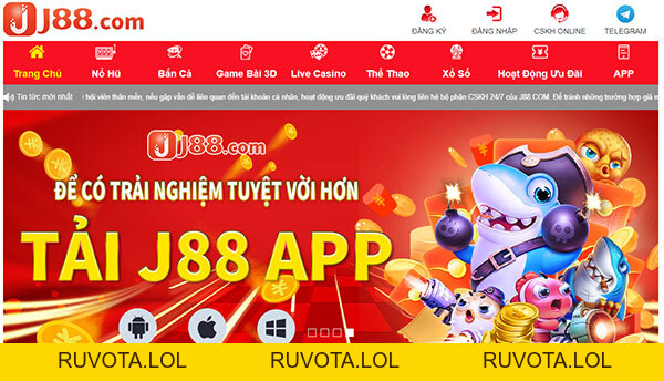 Hướng dẫn đăng nhập J88 tận hưởng trải nghiệm - RUVOTA.LOL Hướng dẫn đăng nhập J88 tận hưởng trải nghiệm - RUVOTA.LOL