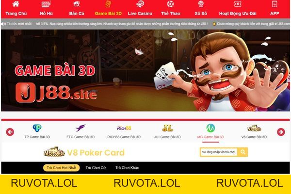 Game bài J88 đổi thưởng ăn tiền uy tín nhất hiện nay - RUVOTA.LOL Game bài J88 đổi thưởng ăn tiền uy tín nhất hiện nay - RUVOTA.LOL