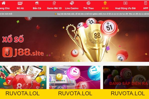 Xổ số J88 có tỷ lệ ăn cao cạnh tranh thị trường - RUVOTA.LOL Xổ số J88 có tỷ lệ ăn cao cạnh tranh thị trường - RUVOTA.LOL